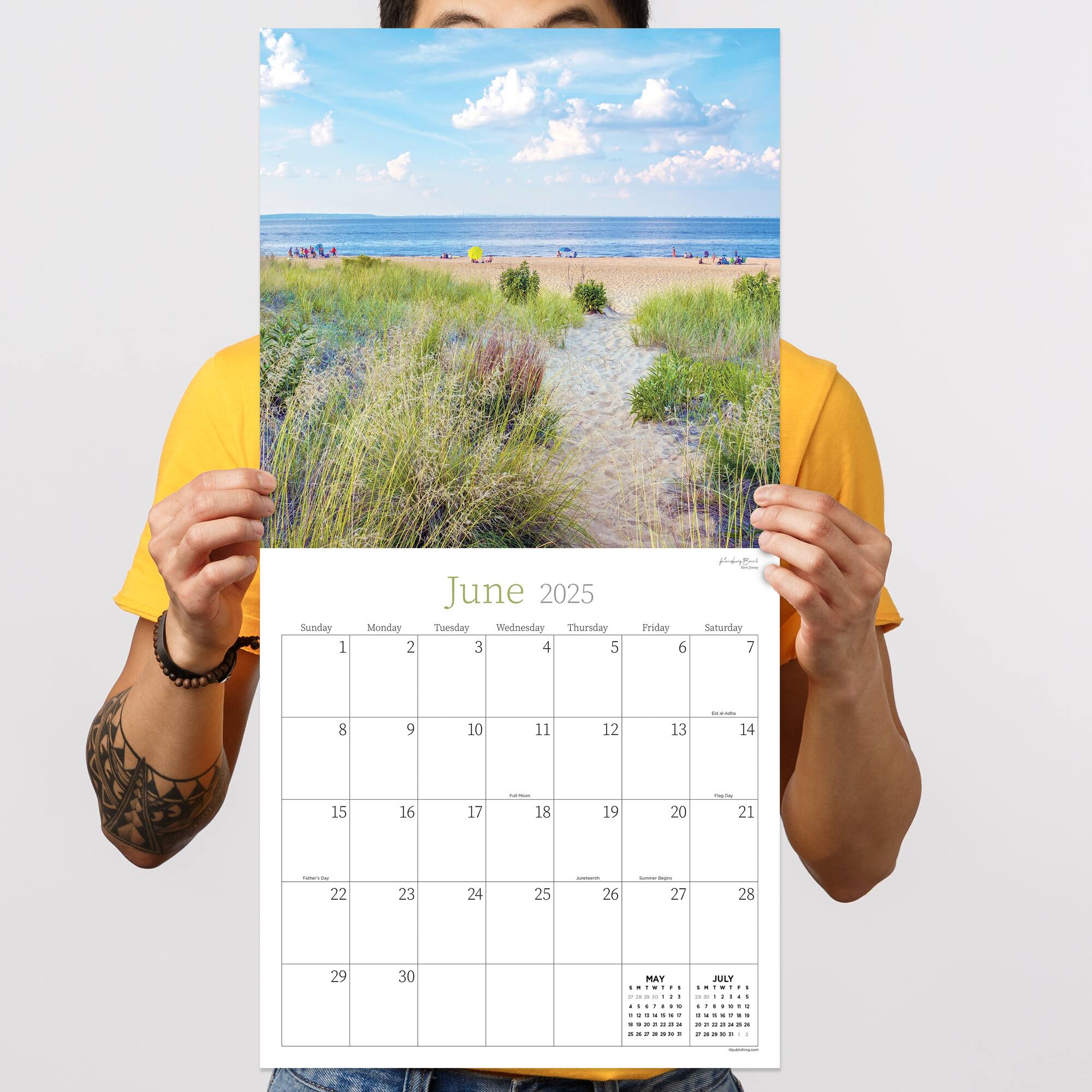 TF Publishing 2025 Water's Edge Wall Calendar